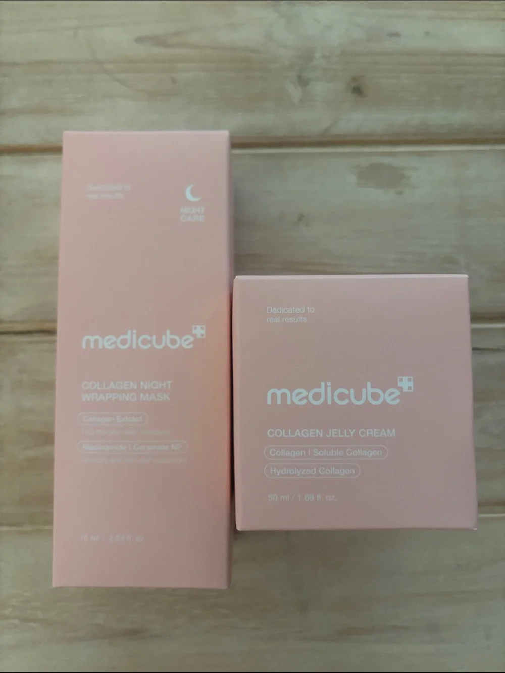 Collagen Jelly Cream & collagen night wrapping mask. (713)